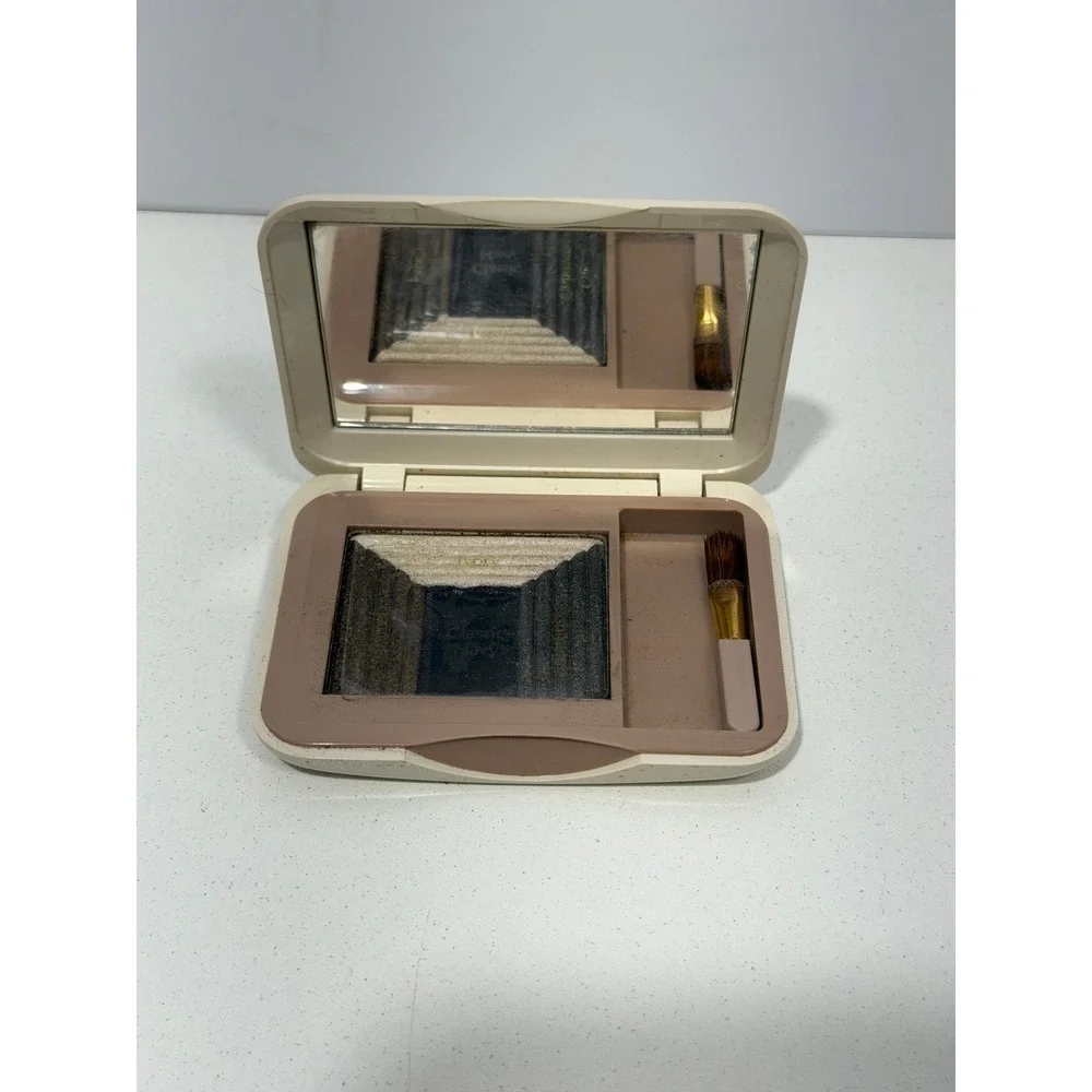 Estee Lauder‎ Tailleur 01 Pressed Satin Eyeshadow Palette Vintage Camel Navy